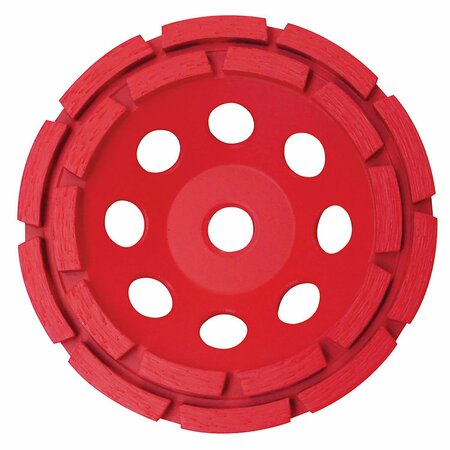 PEARL Double Row Cup Wheel 5 in. 5/8-11 PV05CDH